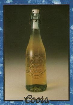 1995 Coors #13 Embossed Castle Rock Bottle Front