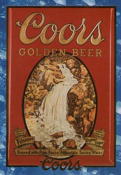 1995 Coors #24 Red Metal Sign Front