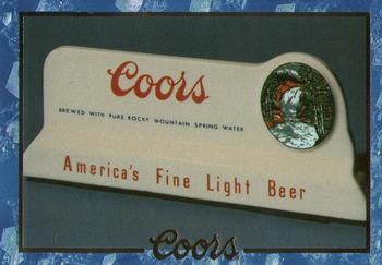 1995 Coors #28 Ceramic Bar Sign Front