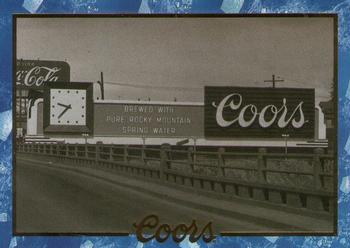 1995 Coors #86 City Clock Billboard Front