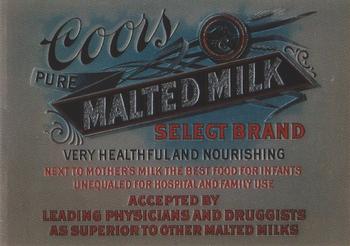 1995 Coors - Golden Moments #3 Coors Pure Malted Milk Front