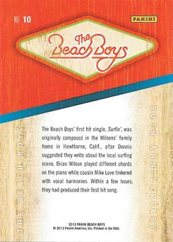 2013 Panini The Beach Boys #10 The Beach Boys Back