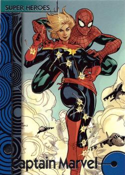 2013 Fleer Retro Marvel  #6 Captain Marvel Front