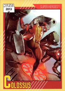 2013 Fleer Retro Marvel  - 1991 Marvel Universe Design #3 Colossus Front