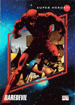 2013 Fleer Retro Marvel  - 1992 Marvel Universe Design #3 Daredevil Front