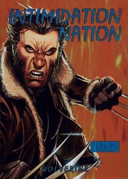 2013 Fleer Retro Marvel  - Intimidation Nation #IN1 Wolverine Front