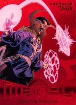 2013 Fleer Retro Marvel  - Precious Metal Gems Red #13 Doctor Strange Front
