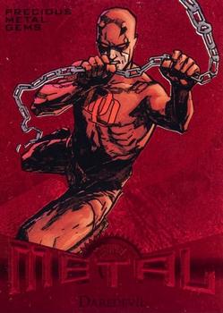 2013 Fleer Retro Marvel  - Precious Metal Gems Red #26 Daredevil Front