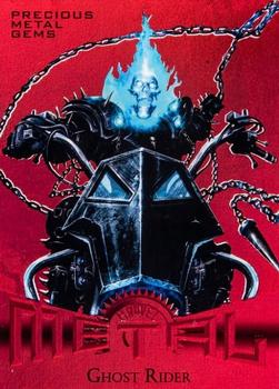 2013 Fleer Retro Marvel  - Precious Metal Gems Red #30 Ghost Rider Front