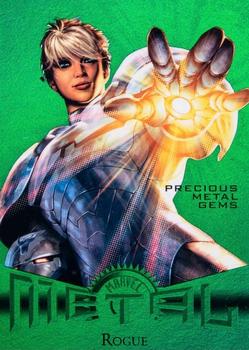 2013 Fleer Retro Marvel  - Precious Metal Gems Green #20 Rogue Front