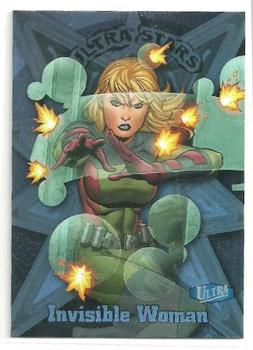 2013 Fleer Retro Marvel  - Ultra Stars #US8 Invisible Woman Front