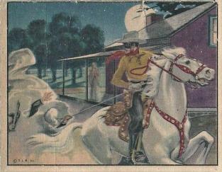 1940 Gum Inc. Lone Ranger (R83) #4 The Giant Ghost Front