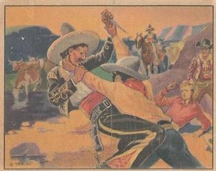 1940 Gum Inc. Lone Ranger (R83) #9 The Fight over the Water Hole Front