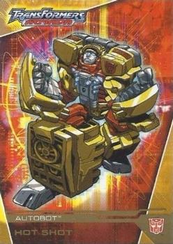 2003 Fleer Transformers Armada - Gold #79 Hot Shot Front