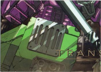 2003 Fleer Transformers Armada - Gold #100 Puzzle B - Piece 7 Front
