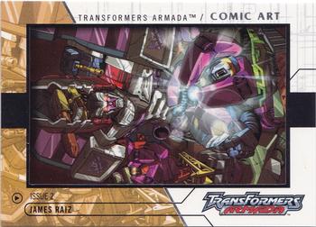 2003 Fleer Transformers Armada - Comic Art #2ACA Issue 2 - James Raiz Front