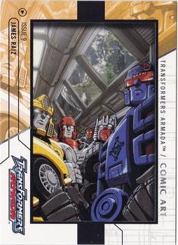 2003 Fleer Transformers Armada - Comic Art #9ACA Issue 9 - James Raiz Front