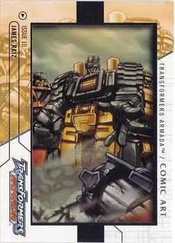 2003 Fleer Transformers Armada - Comic Art #10ACA Issue 10 - James Raiz Front