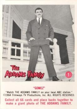 1964 Donruss The Addams Family #1 