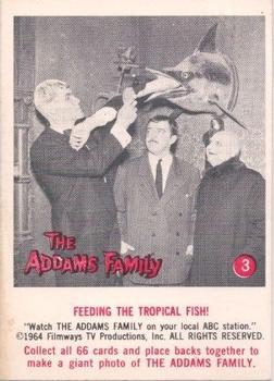 1964 Donruss The Addams Family #3 Feeding the Tropical Fish! Front