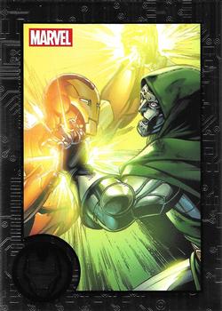 2013 Rittenhouse Marvel Greatest Battles #5 Iron Man / Doctor Doom Front