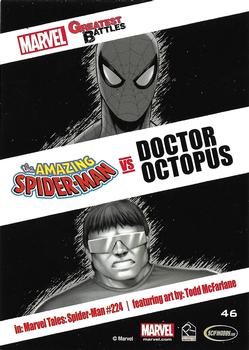 2013 Rittenhouse Marvel Greatest Battles #46 Spider-Man / Doctor Octopus Back
