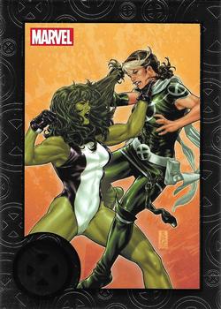 2013 Rittenhouse Marvel Greatest Battles #65 Rogue / She-Hulk Front