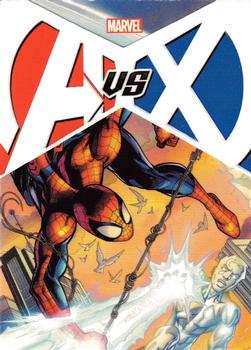 2013 Rittenhouse Marvel Greatest Battles - Avengers Vs X-Men #VS4 Spider-Man / Iceman Front