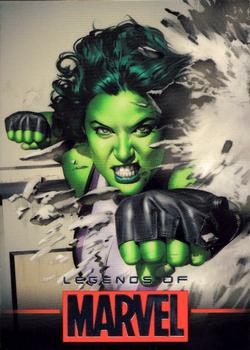 2013 Rittenhouse Legends of Marvel: She-Hulk #L1 She-Hulk Front