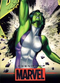 2013 Rittenhouse Legends of Marvel: She-Hulk #L3 She-Hulk Front