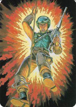 1986 Hasbro G.I. Joe Action Cards #11 Airborne Front