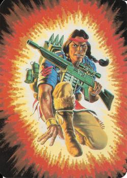 1986 Hasbro G.I. Joe Action Cards #14 Spirit Front