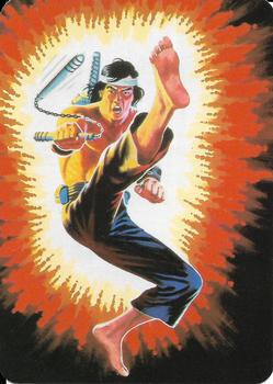 1986 Hasbro G.I. Joe Action Cards #19 Quick Kick Front