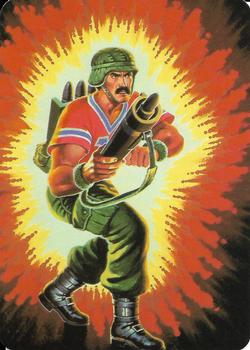 1986 Hasbro G.I. Joe Action Cards #22 Bazooka Front