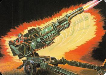 1986 Hasbro G.I. Joe Action Cards #36 Heavy Artilllery Laser (HAL) Front