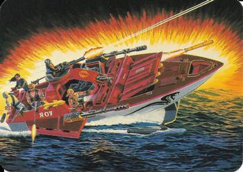 1986 Hasbro G.I. Joe Action Cards #126 Cobra Hydrofoil Front