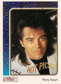 1992 Sterling Country Gold - Gold Foil #11 Marty Stuart Front