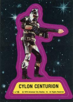 1978 Topps Battlestar Galactica - Stickers #16 Cylon Centurion Front