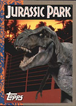 1993 Topps Jurassic Park #1 Title Card Front