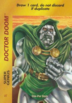 1997 Fleer Spider-Man - Marvel OverPower Special Characters #NNO Dr. Doom - Super Genius (AT) Front