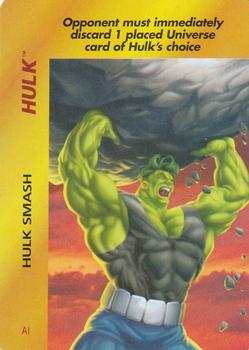 1997 Fleer Spider-Man - Marvel OverPower Special Characters #NNO Hulk - Hulk Smash (AI) Front