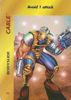 1997 Fleer Spider-Man - Marvel OverPower Special Characters #NNO Cable - Bodyslide (AG) Front
