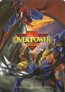 1997 Fleer Spider-Man - Marvel OverPower Power #NNO Wolverine (Fighting 6) Back