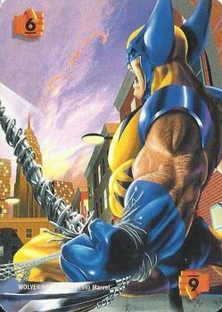 1997 Fleer Spider-Man - Marvel OverPower Power #NNO Wolverine (Fighting 6) Front