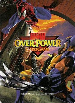 1997 Fleer Spider-Man - Marvel OverPower Power #NNO Cyclops (Energy 7) Back