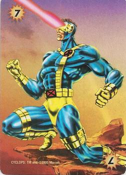 1997 Fleer Spider-Man - Marvel OverPower Power #NNO Cyclops (Energy 7) Front