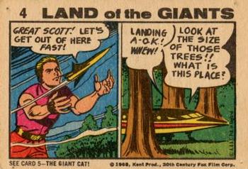 1968 A&BC Land of the Giants #4 Alexander Fitzhugh Back