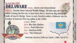 2000 Doral Celebrate America The 50 States #1 Delaware Back