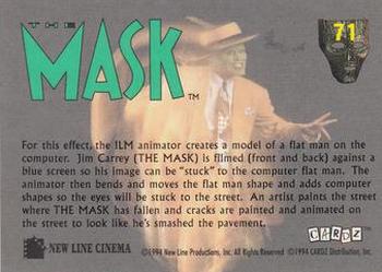 1994 Cardz The Mask #71 SPLAT III Back
