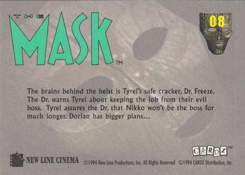 1994 Cardz The Mask #08 Bigger Plans Back